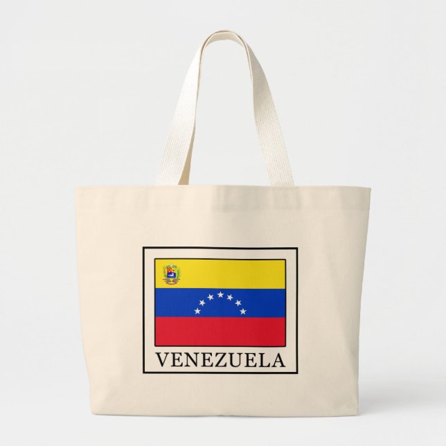 Venezuela Large Tote Bag (Front)