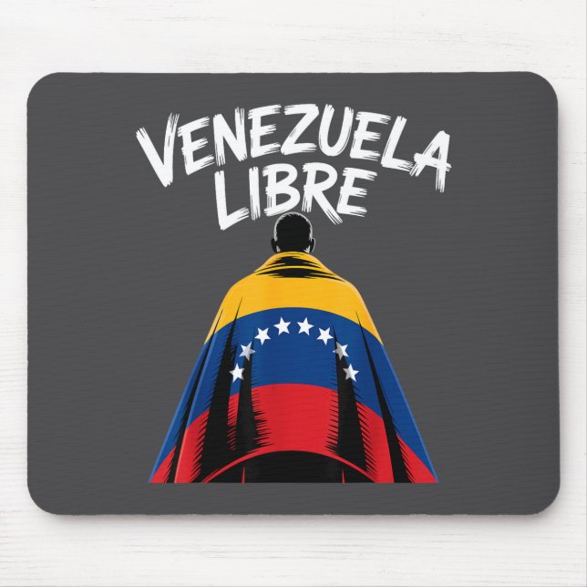 Venezuela Libre 2026 Venezuela Flag  Mouse Pad (Front)