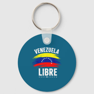 Venezuela Libre 2026 Venezuela Heart Flag  Key Ring