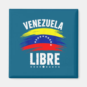 Venezuela Libre 2026 Venezuela Heart Flag Magnet
