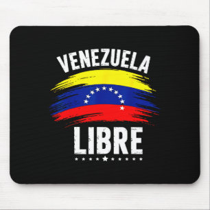 Venezuela Libre 2026 Venezuela Heart Flag Mouse Pad