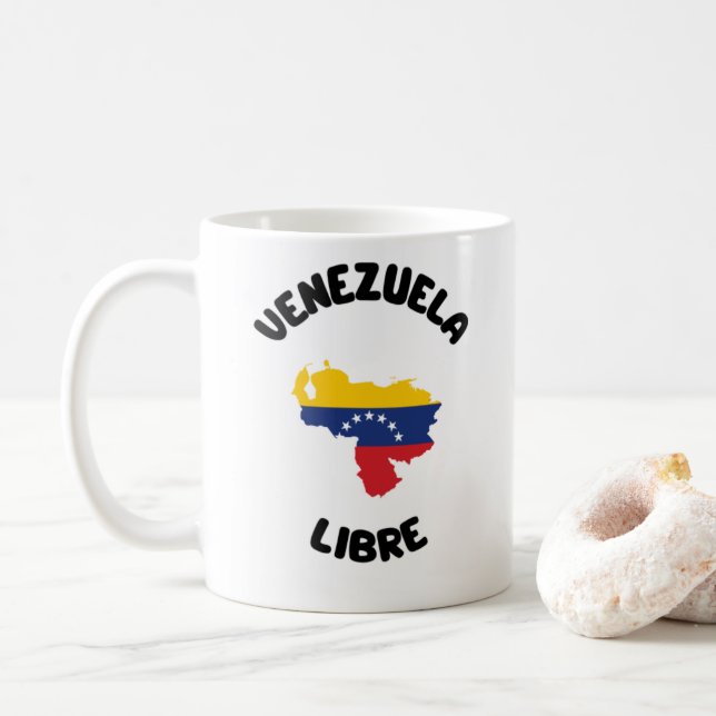 Venezuela Libre Mug (With Donut)