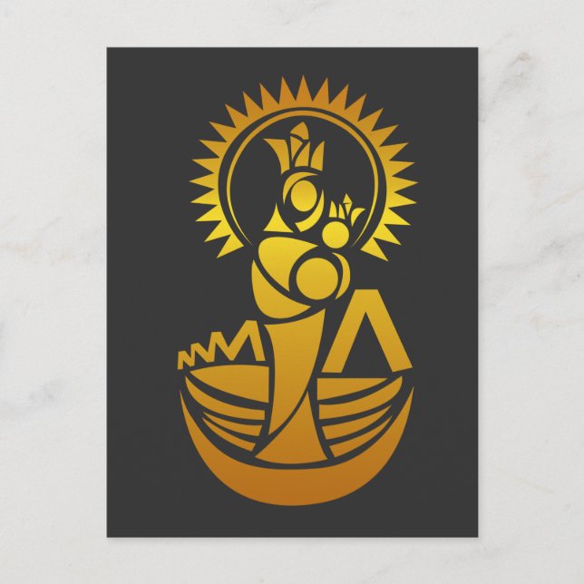 Venezuela Maracaibo Virgen Chinita Chiquinquira  Postcard (Front)