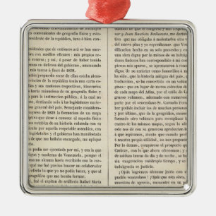 Venezuela Metal Tree Decoration