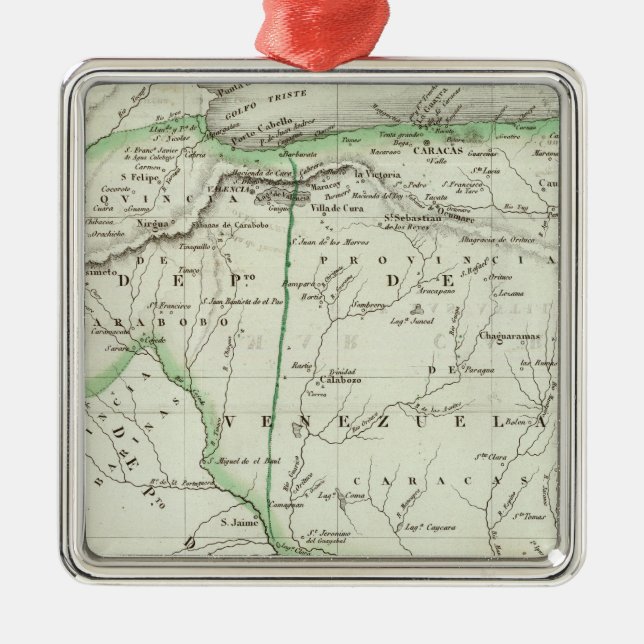 Venezuela Metal Tree Decoration (Front)