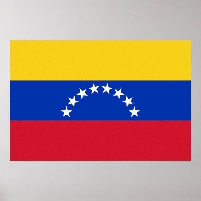 Venezuela National Flag Poster (Front)