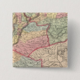 Venezuela, New Grenada and Equador 2 15 Cm Square Badge