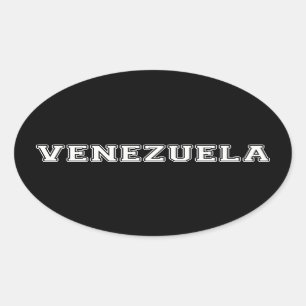 Venezuela Oval Sticker