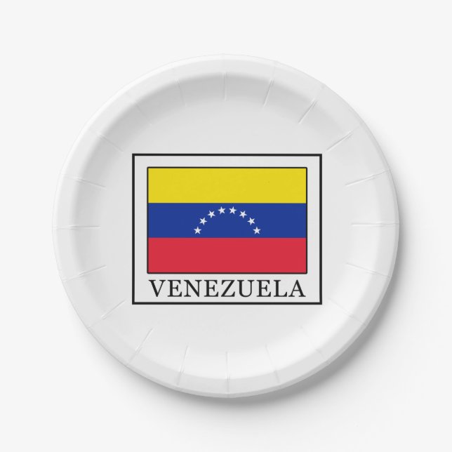 Venezuela Paper Plate (Front)