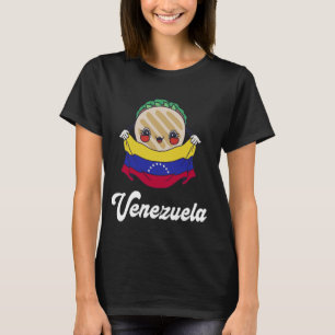 Venezuela Roots Arepa Venezuelan Heart Flag South T-Shirt