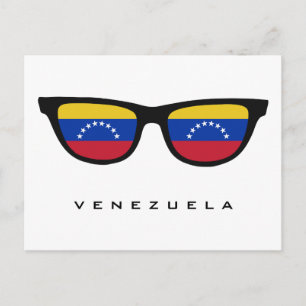 Venezuela Shades custom text & color postcard