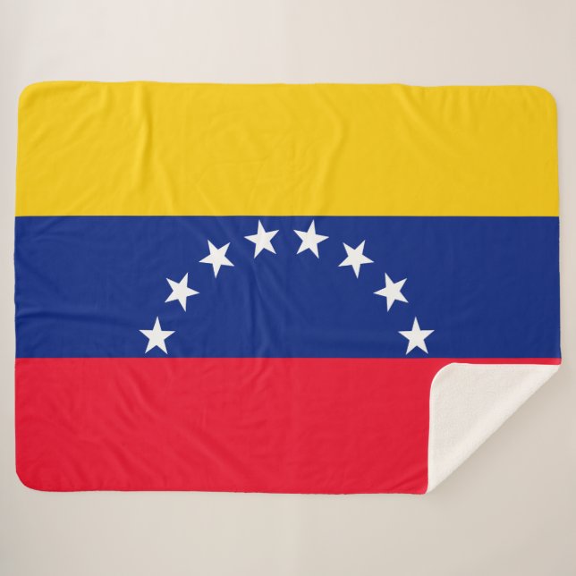 Venezuela Sherpa Blanket (Front (Horizontal))