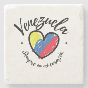 Venezuela Siempre en Mi Corazon  Stone Coaster