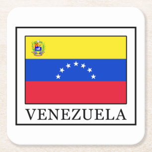 Venezuela Square Paper Coaster