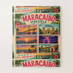 Venezuela Stamp Maracaibo Estado Zulia Tropical Tr Jigsaw Puzzle