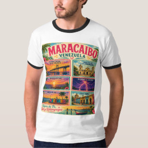 Venezuela Stamp Maracaibo Estado Zulia Tropical Tr T-Shirt