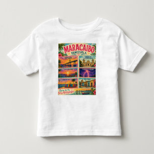 Venezuela Stamp Maracaibo Estado Zulia Tropical Tr Toddler T-Shirt