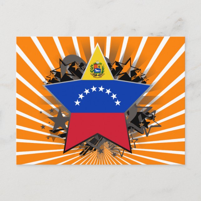 Venezuela Star Postcard (Front)