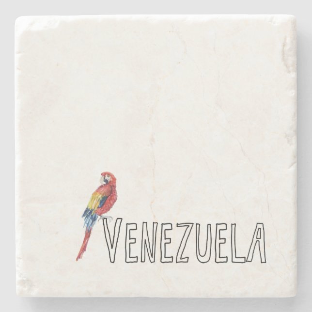 Venezuela Stone Coaster (Front)