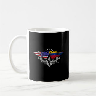 Venezuela Usa Flag Venezuelan American Coffee Mug