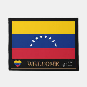 Venezuela & Venezuela Flag house /sports Welcome Doormat