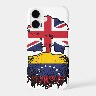 Venezuela Venezuelan British UK Tree Roots Flag