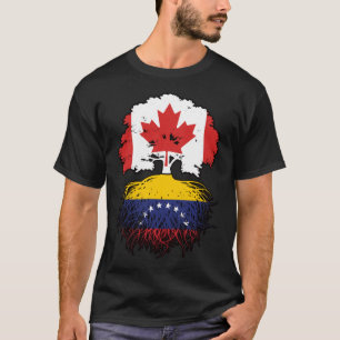 Venezuela Venezuelan Canadian Canada Tree Roots T-Shirt