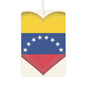 Venezuela (Venezuelan) Flag Car Air Freshener