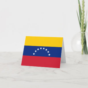 Venezuela (Venezuelan) Flag Card