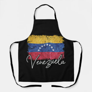 Venezuela Vintage Flag Venezuelan Pride Roots Apron