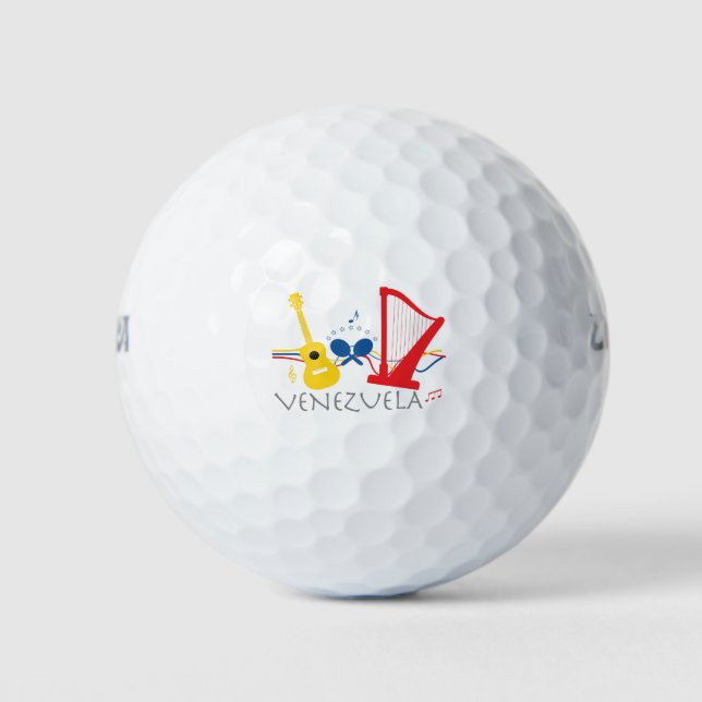 Venezuela - (VNZLA_018) Golf Balls (Front)