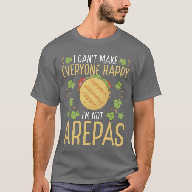 Venezuelan Arepa Lover Colombian Food Arepas Maker T-Shirt (Front)