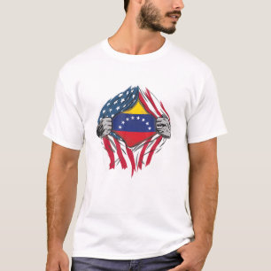 Venezuelan Blood Inside Me Venezuela Flag Bandera T-Shirt