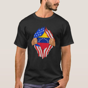 Venezuelan Blood Inside Me Venezuela Flag Gift T-Shirt