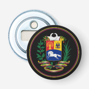 Venezuelan Flag Bottle Opener, Venezuela Emblem Opener