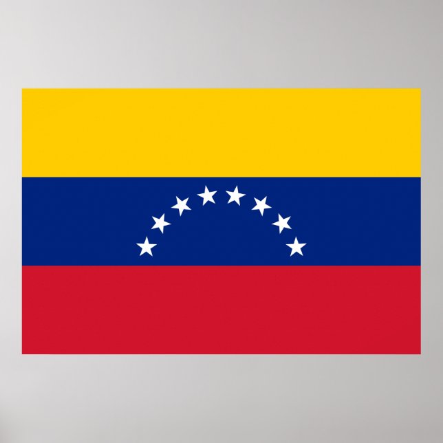 Venezuelan Flag Poster (Front)