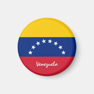 Venezuelan flag & Venezuela - travel/sports fans Magnet