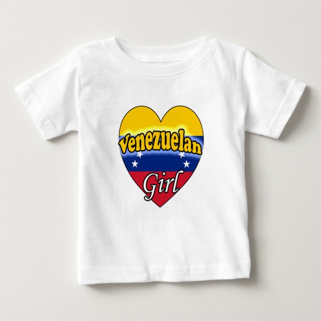 Venezuelan Girl Baby T-Shirt (Front)