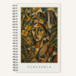 Venezuelan Heritage Culture I Cubist Travel Art Notebook