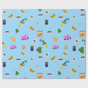 Venezuelan motifs wrapping paper