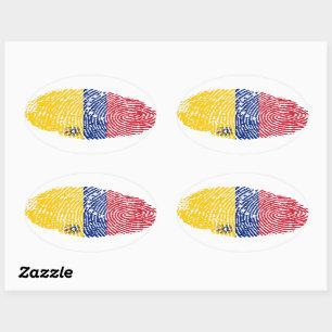 Venezuelan Oval Sticker