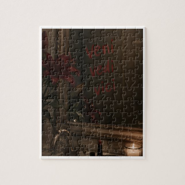 "veni,vedi,veci" jigsaw puzzle (Vertical)