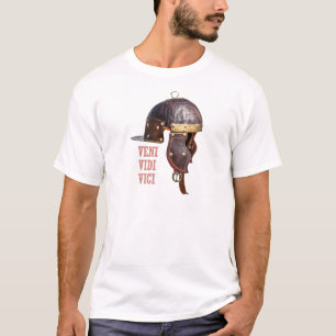 Veni, Vidi, Vici Ancient Roman helmet T-Shirt