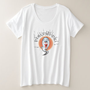 Veni Vidi Vici Bald Mami T-shirt Plus Size T-Shirt