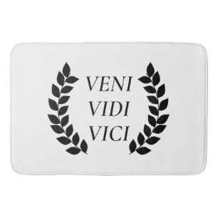 Veni Vidi Vici Bath Mat