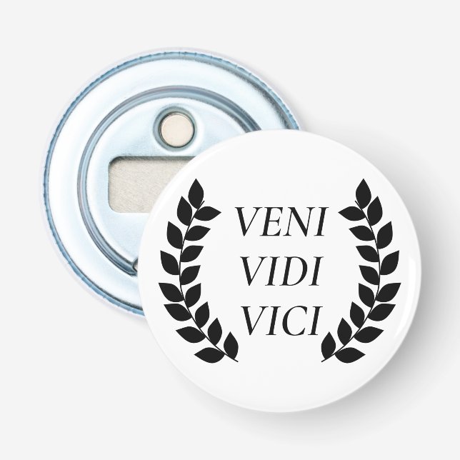 Veni Vidi Vici Bottle Opener (Front)