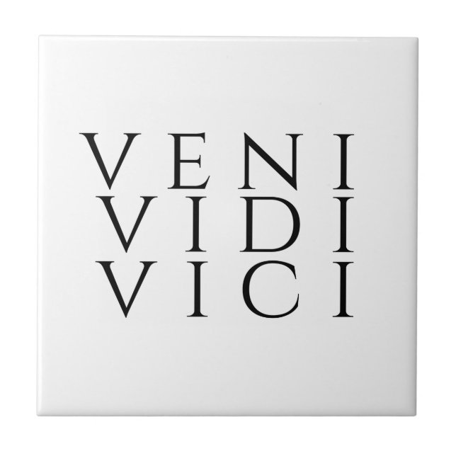 Veni Vidi Vici Coaster (Front)