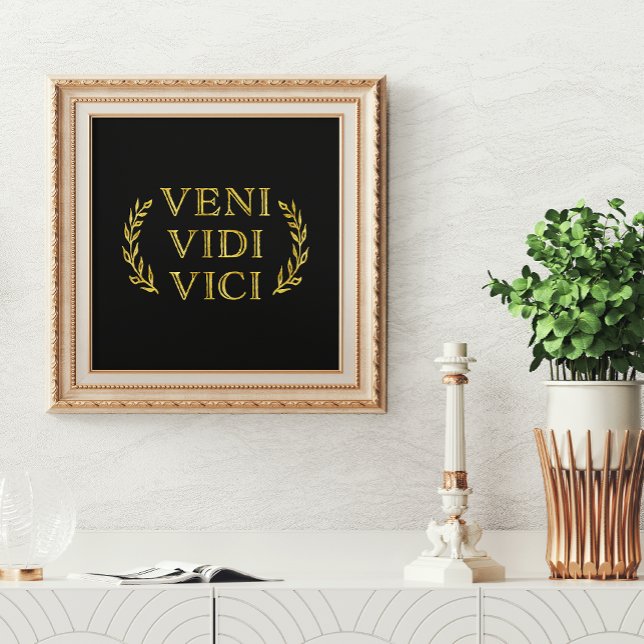 Veni Vidi Vici For Gamer or Athlete Poster (Creator Uploaded)