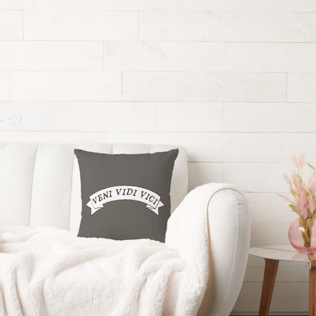 VENI VIDI VICI - I came I saw I conquered Cushion (Couch)