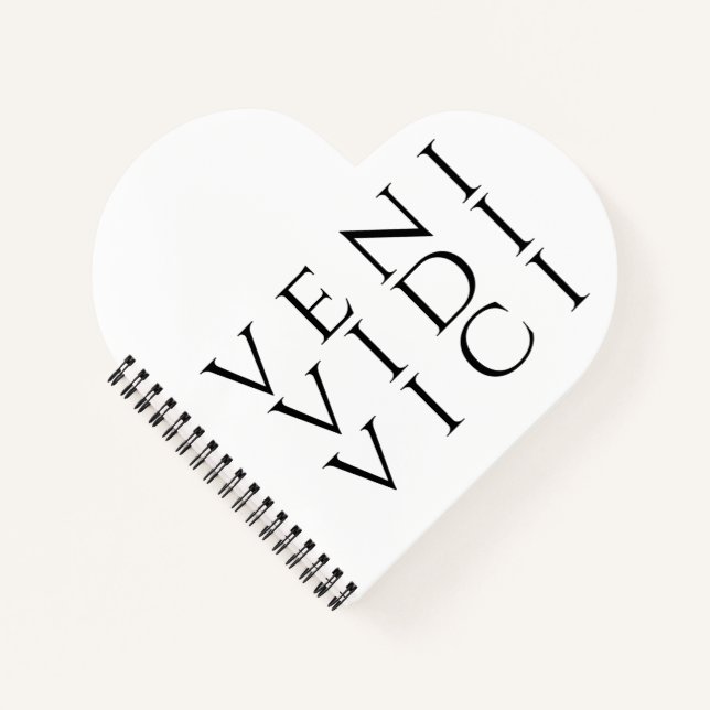 Veni Vidi Vici Notebook (Front)